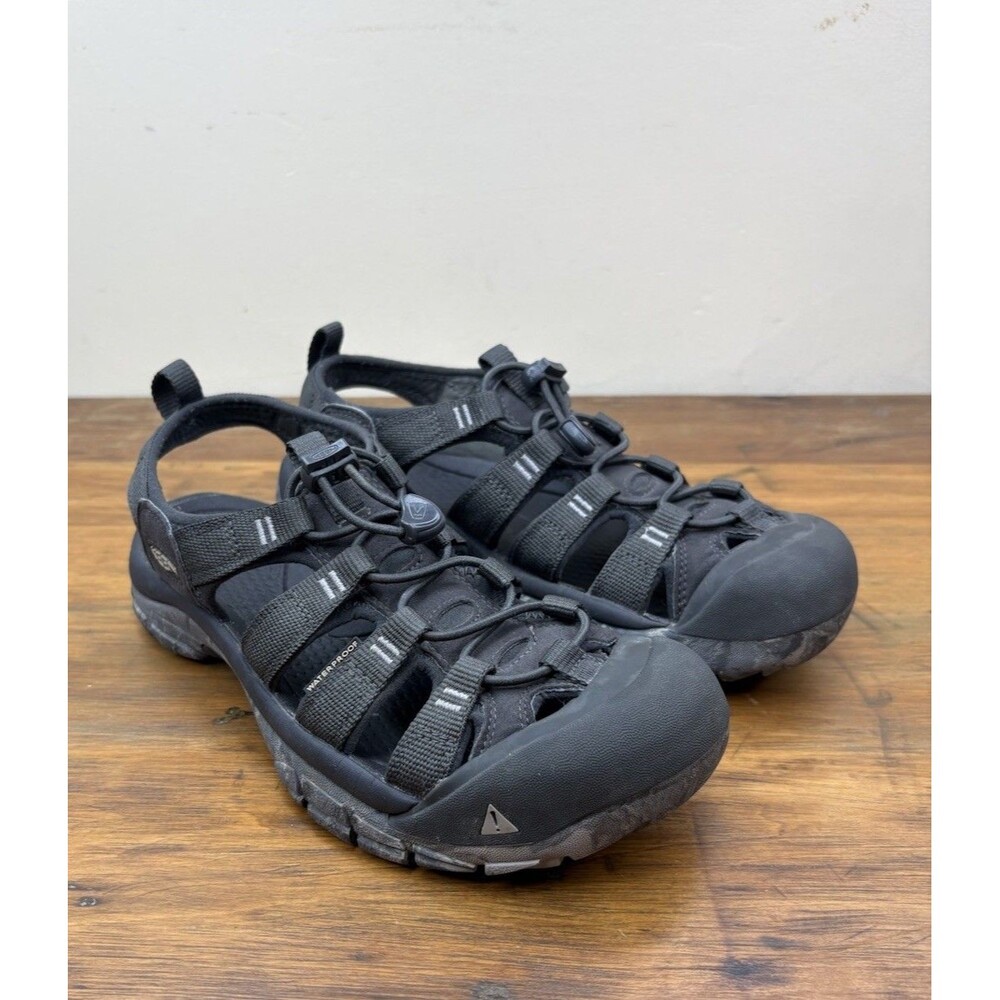 KEEN Newport H2 Womens Size 8.5 Raven Black Waterproof Hiking Water Sandals Shoe